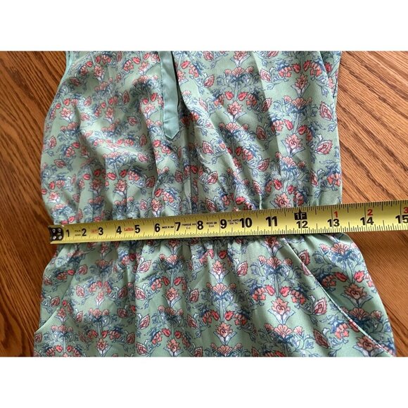 Forever 21 Floral Sleeveless Mint Green Dress With Buttons & Pockets Knee-Length - Picture 12 of 15